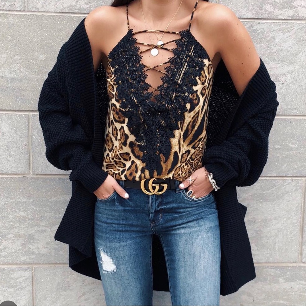 Camisole size Small. Leopard print.